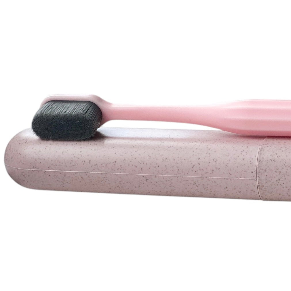 Nano Bristle Ultra-Soft Toothbrush + Travel Case Set